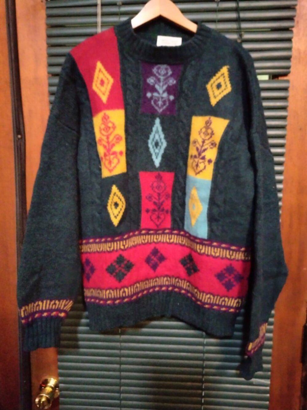 Vintage Benetton Wool Sweater Size L